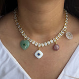 Personalised Meher Charm Necklace (Tennis Necklace)
