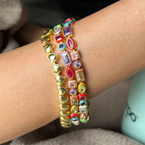 Gem Confetti Tennis Bracelet