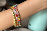 Gem Confetti Tennis Bracelet