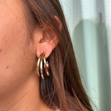 Dual Tone Trio Hoops