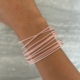 Guitar String Bracelet Stack - Set of 10