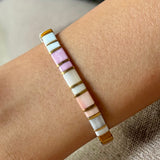 Seashell Tila Bracelet