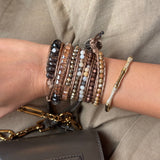 Champagne Beaded Wrap Bracelet (Bestseller)