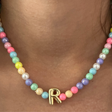 Colorful Necklace with Initial (Newly Launched)