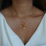 Sun Charm Necklace