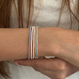 Set of 5 - Pastel Whispers Confetti Bracelets