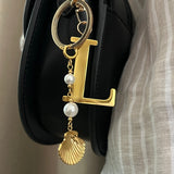 Seaborn Bag Charm with Initial