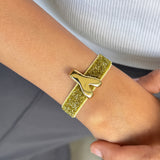 Signature Spark Initial Stretch Bracelet