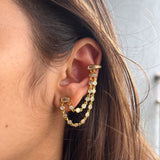 Crystal Crawler Single Earcuff