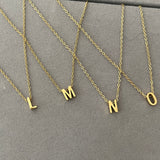 The Dainty Edit - Initial Necklace with Charm