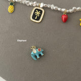 Island Charm Choker - 7 charms