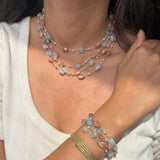Three way stone Magnetic necklace/bracelet