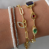 Moonlight Wrap Bracelet with Pyrite Stones (Due to High Demand Ships After 5 Business Days)