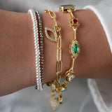 Moonlight Wrap Bracelet with Pyrite Stones (Due to High Demand Ships After 5 Business Days)