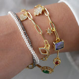 Moonlight Wrap Bracelet with Pyrite Stones (Due to High Demand Ships After 5 Business Days)