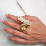 Statement Noor Pearl Ring