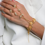 Gulnaar Floral Hathphool(Single Hand Chain)