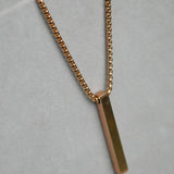 Classic Rose Gold Bar Chain