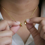 Magnetic Front-Closure Heart Necklace