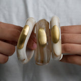 Luna Oval Resin Cuff