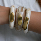 Luna Oval Resin Cuff