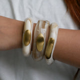 Luna Oval Resin Cuff