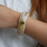 Luna Oval Resin Cuff