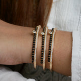 Crystal Heart Mangalsutra Cuff