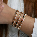 Ruby Heart Mangalsutra Cuff