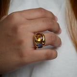 Sunset Sapphire RIng