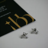 Silver Stardust Earrings