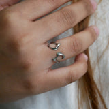 Molten Silver Ring