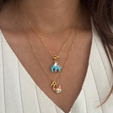 The Dainty Edit - Initial Necklace with Charm