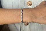 Silver Luna Tennis Bracelet