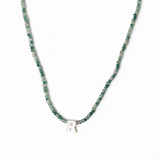 Sparkle Beaded Initial Necklace