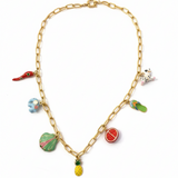 Create your own colourful charm necklace