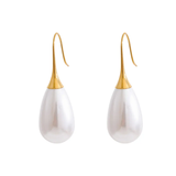 Teardrop Pearl Drop Earrings