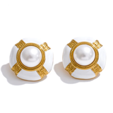 The Heritage Pearl Button Studs