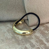 Gold Glossy Single Hair Cuff