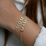 Mom & Mama Sparkle Name Bracelet
