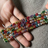 Gem Confetti Tennis Bracelet