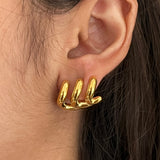 Wave Stack Earrings