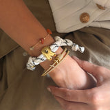 Bold Initial Braid Bracelet