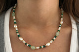 Wild Fern & Pearl Necklace