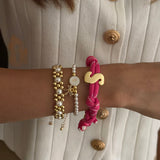 Bold Initial Braid Bracelet