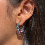 Champagne Cluster Hoops