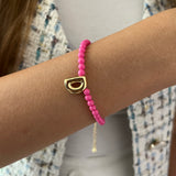 Barbie Pink Bracelet with Initial (Newly Launched)