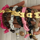 Bold Initial Braid Bracelet