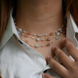 Ocean Petal Magnetic Necklace