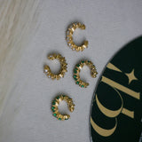 Emerald & Diamond Eternity Ear Cuff